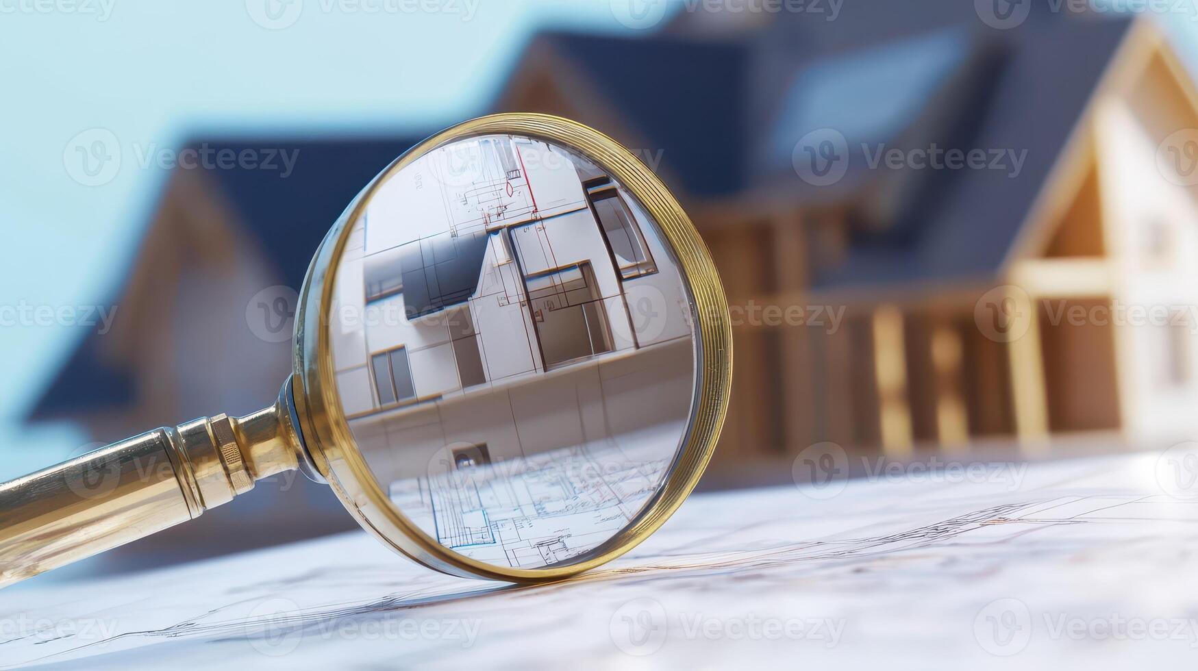 Examining architecture under a lens photo