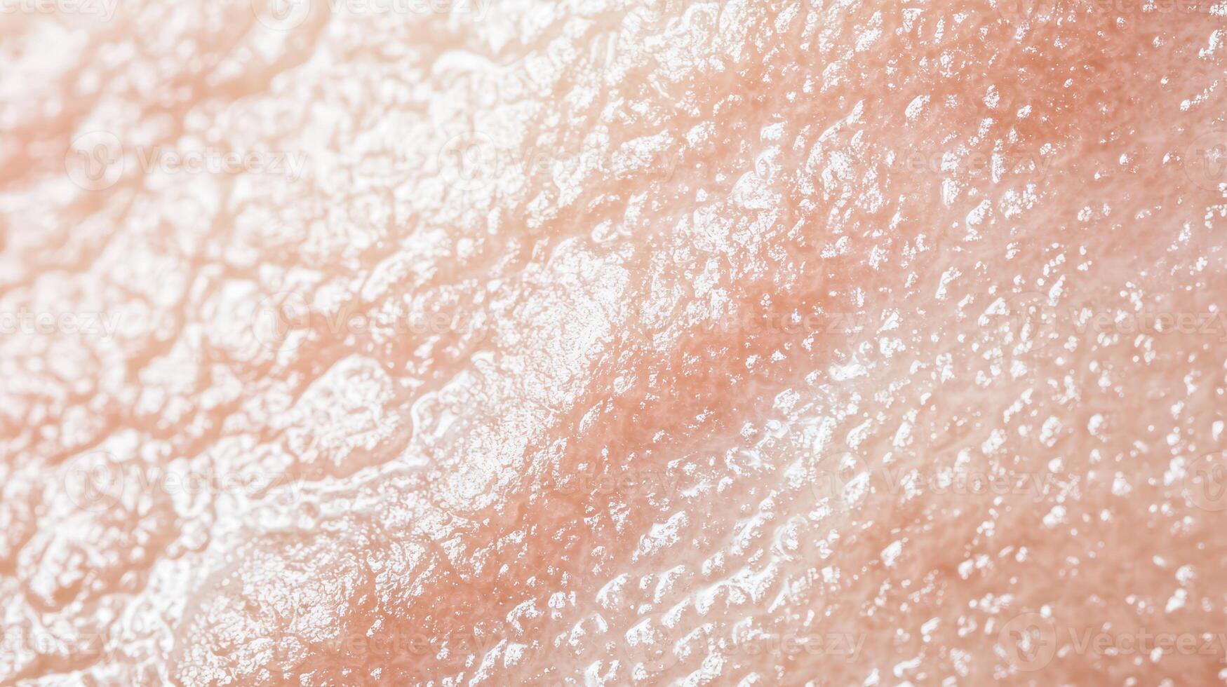Close up view of skin texture under natural light photo