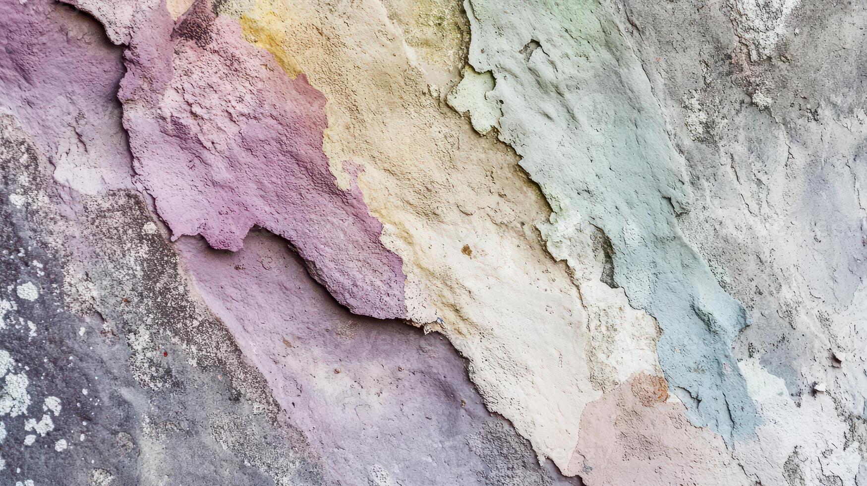 Pastel textured wall in daylight photo