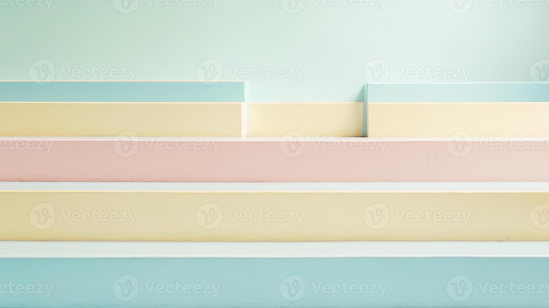 Colorful shapes form visual harmony photo