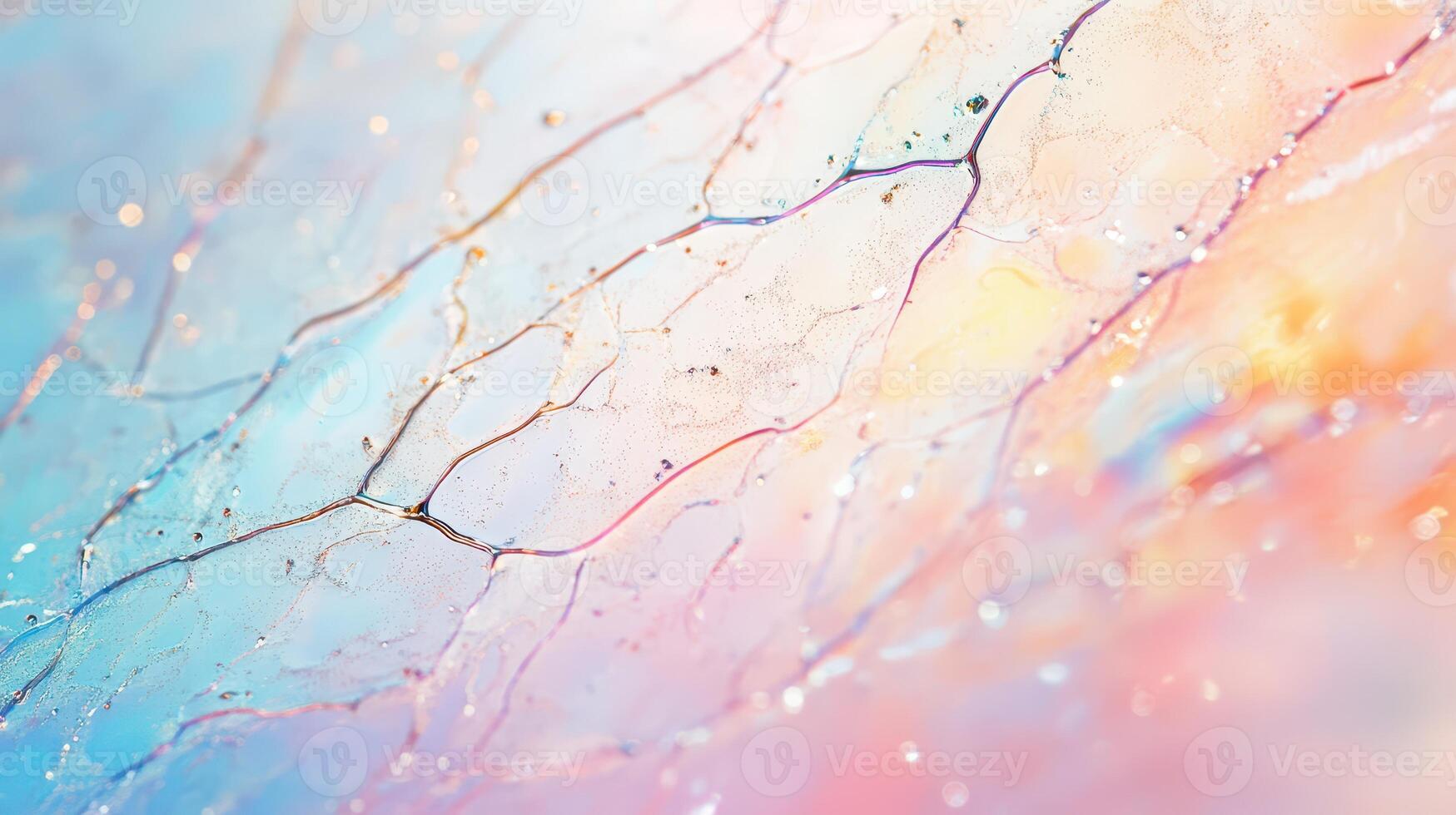 Colorful textured surface with cracks and patterns photo