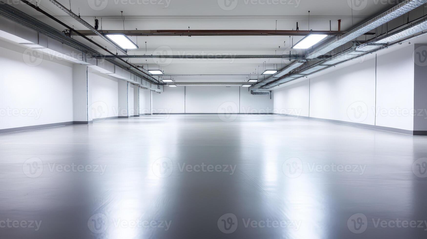 Bright spacious interior ready to use photo