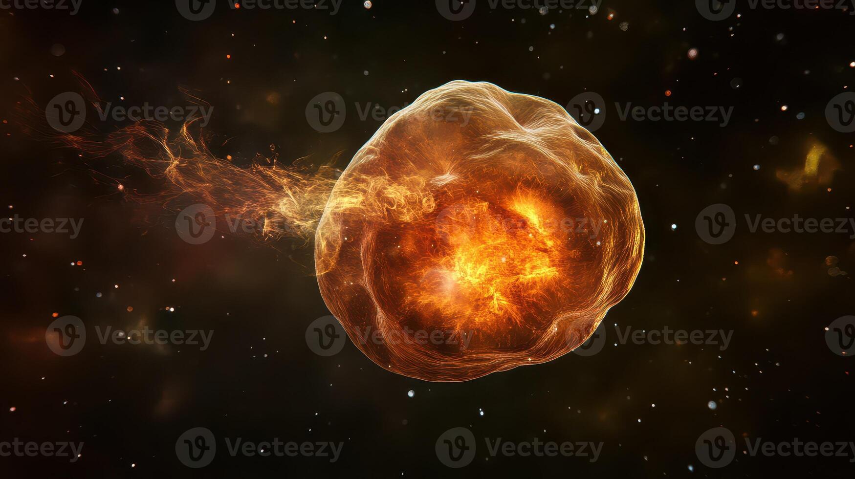 Exploring the vibrant explosion of a cosmic nebula photo