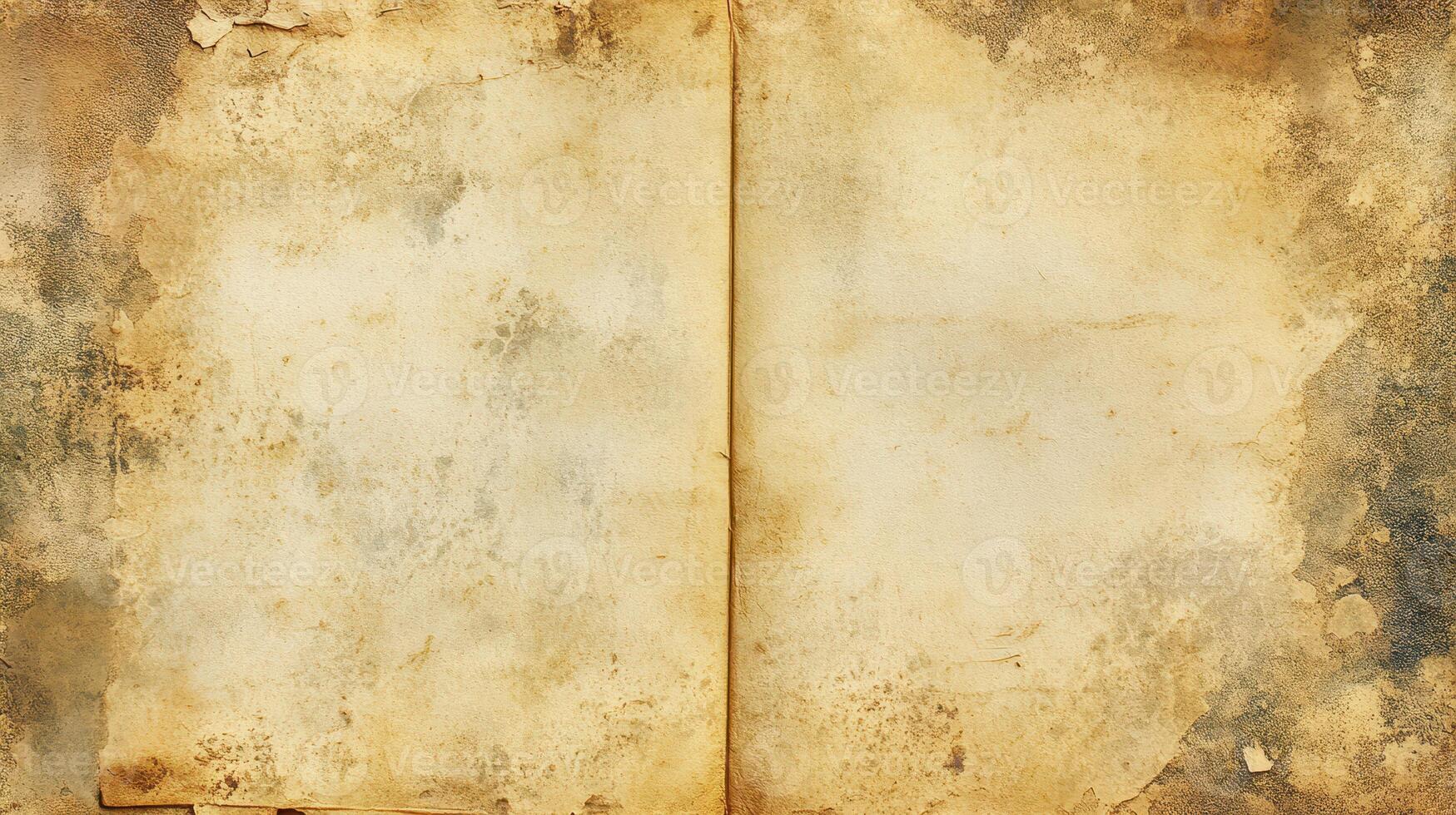 Old weathered pages with rustic texture and color photo