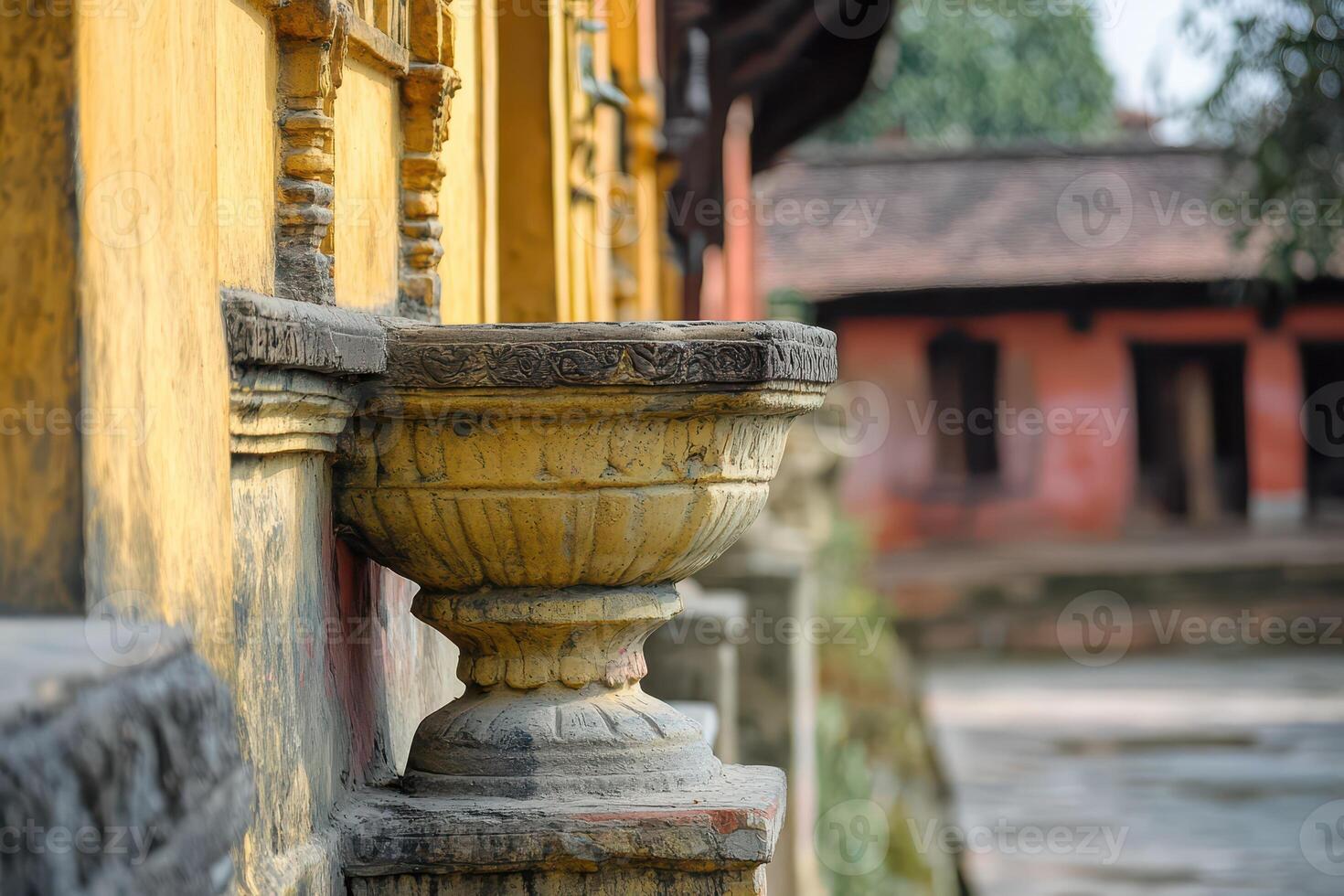 Beautiful architecture detail in historical site photo