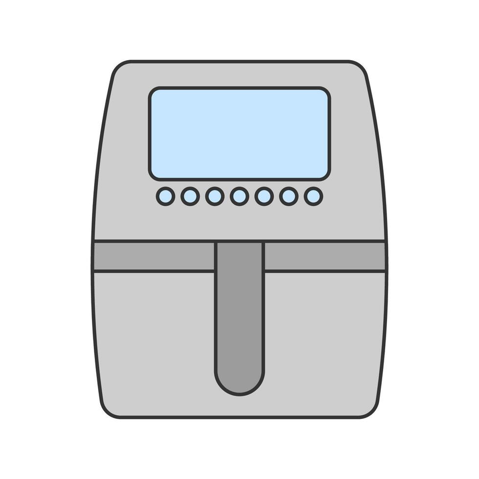 Air Fryer icon Illustration perfect for designs with a home appliance or everiday stuff theme. vector