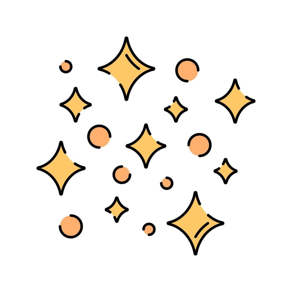 Sun Flat design style, bright yellow sun with wavy edges, representing solar energy, astronomy, and weather visuals, perfect for science education and space themed graphics. vector