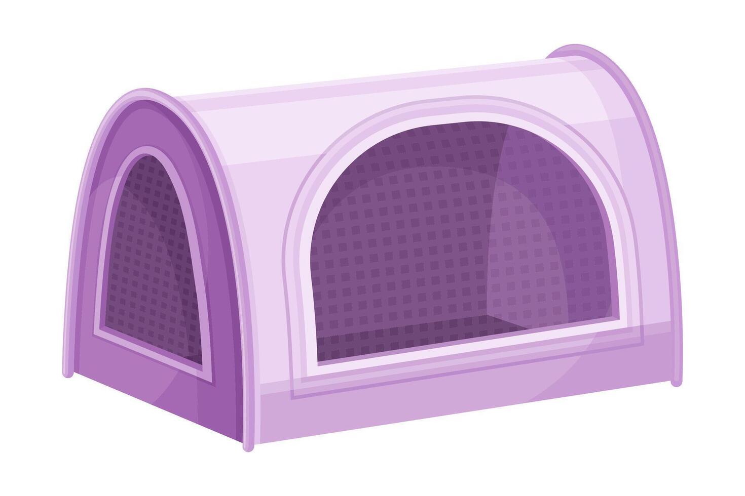 Pet house for cats and small dogs. Pet animals supply illustration vector
