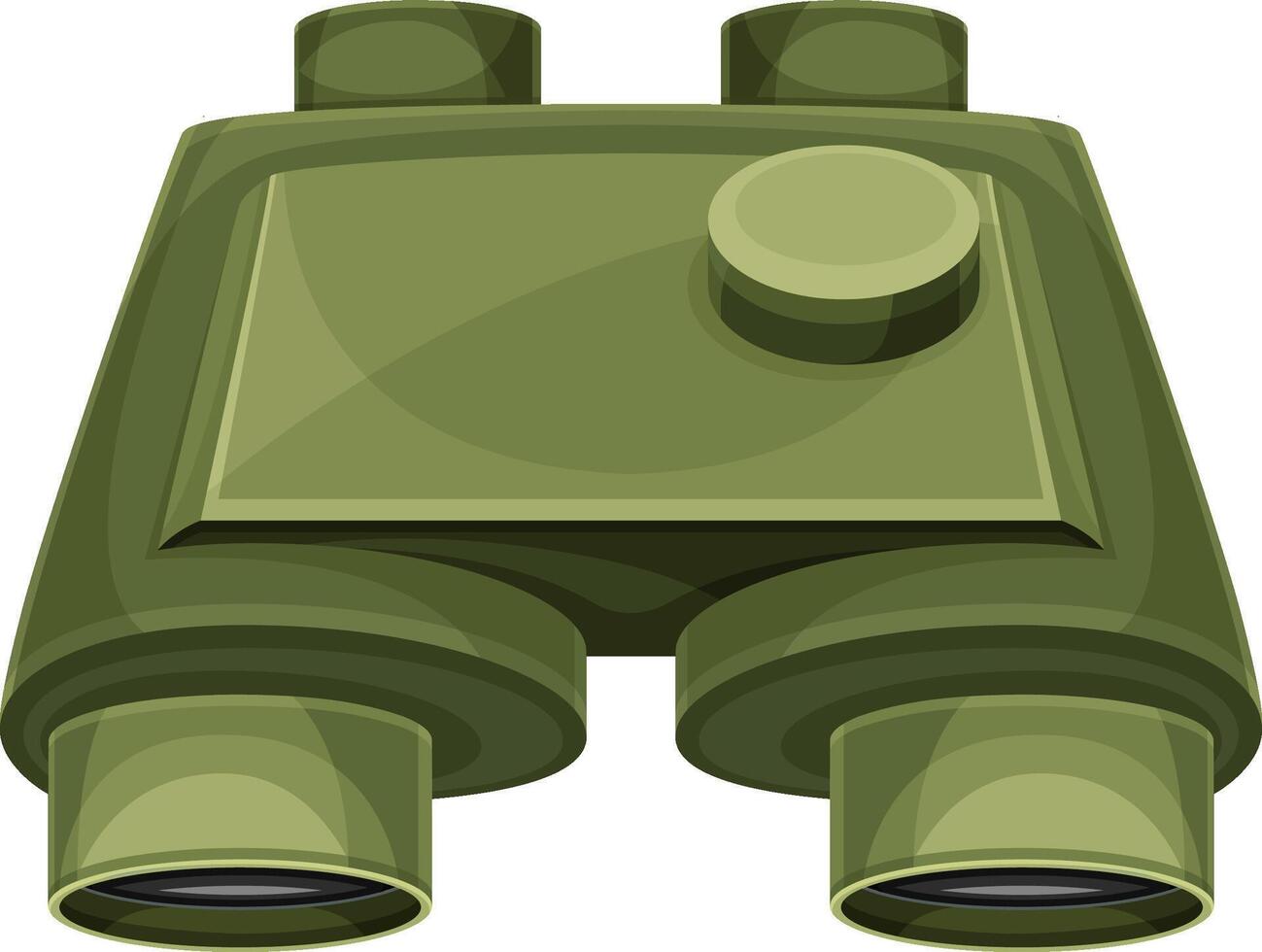 Field binoculars optical instrument for viewing distant objects illustration vector