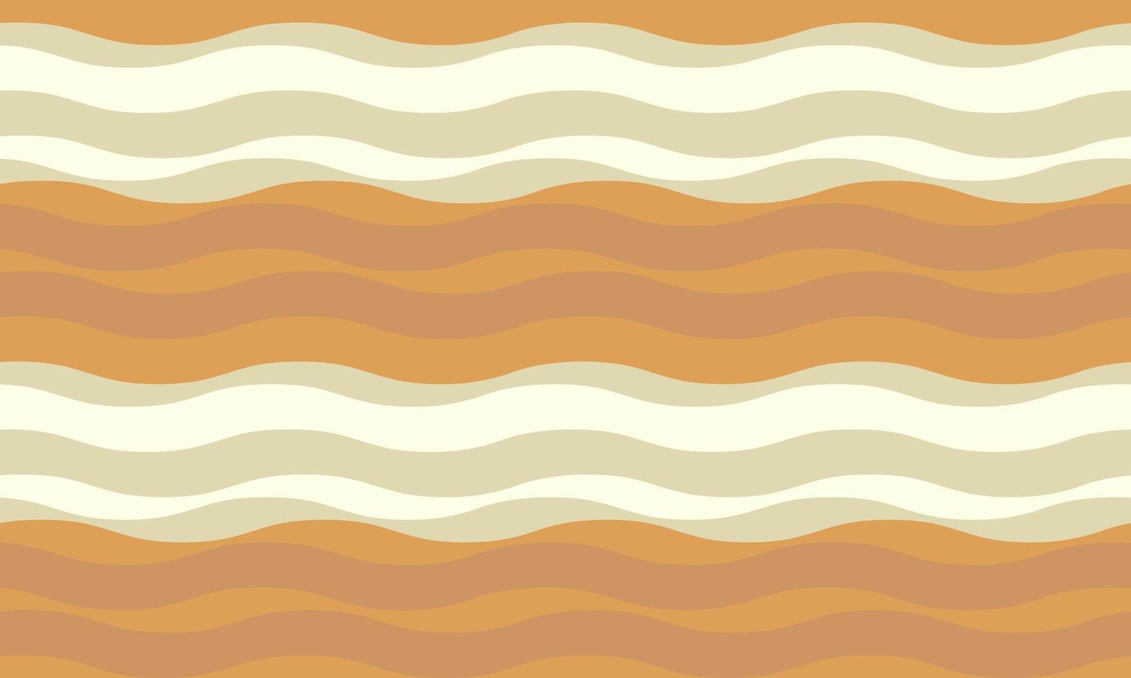 Abstract wavy stripes background in calming earth tones. Perfect for website banners, social media posts, or textile design. vector