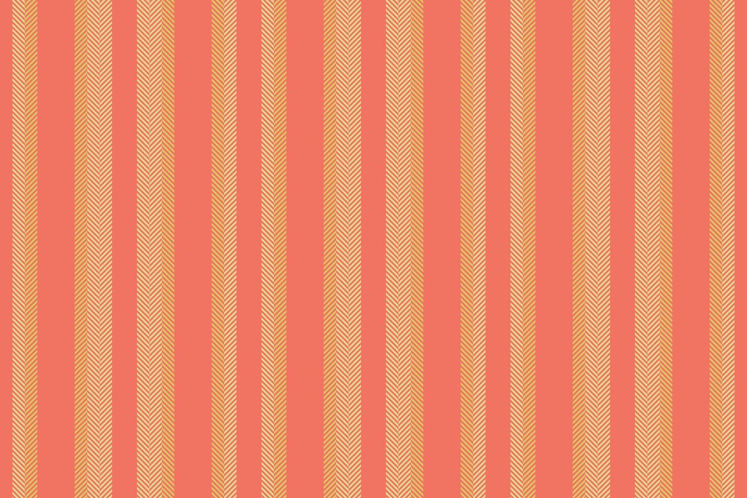 Vibrant, textured vertical stripes in coral and gold tones. Ideal for backgrounds, textiles, or adding a stylish flair. Seamless versatile design element. vector