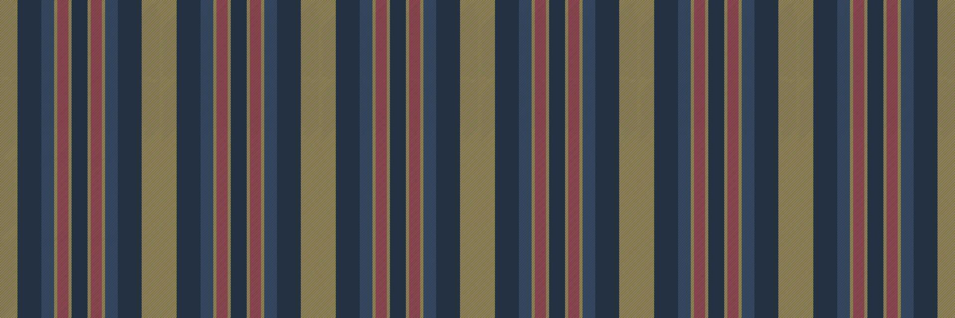 Colourful stripe textile , nostalgic background vertical fabric. Romance lines texture pattern seamless in dark and amber colors. vector
