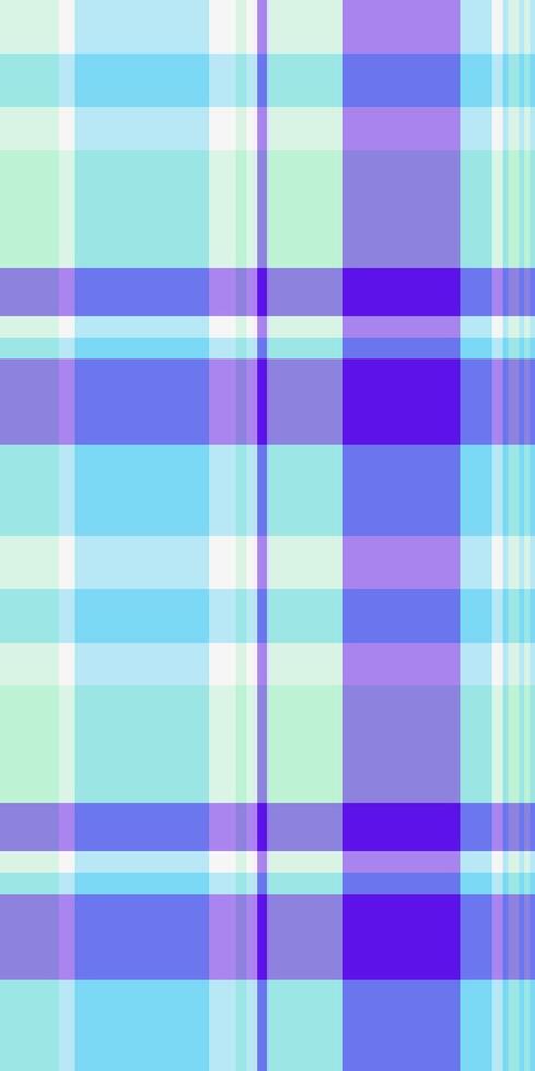 Soft pastel plaid pattern in blue, purple, and green hues. Ideal for textile design, website backgrounds, or scrapbooking projects. vector