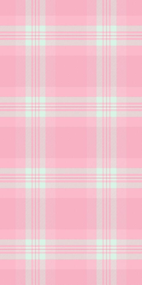 Delicate pink and mint green plaid pattern. Perfect for textile design, website backgrounds, or scrapbooking projects. This soft, seamless texture evokes feelings of femininity and serenity. vector
