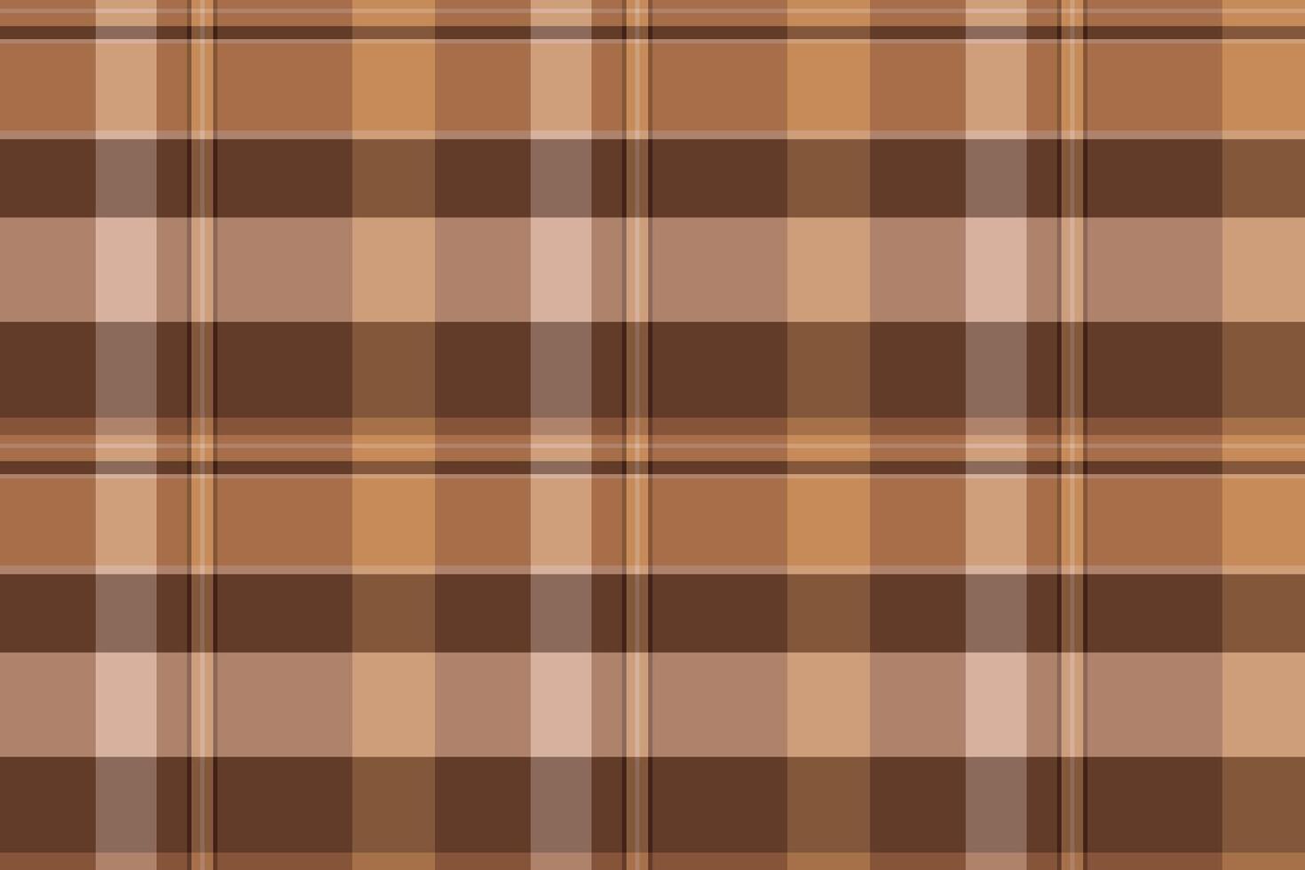 Hotel fabric texture check, royal tartan pattern. Blank textile background seamless plaid in orange and light colors. vector