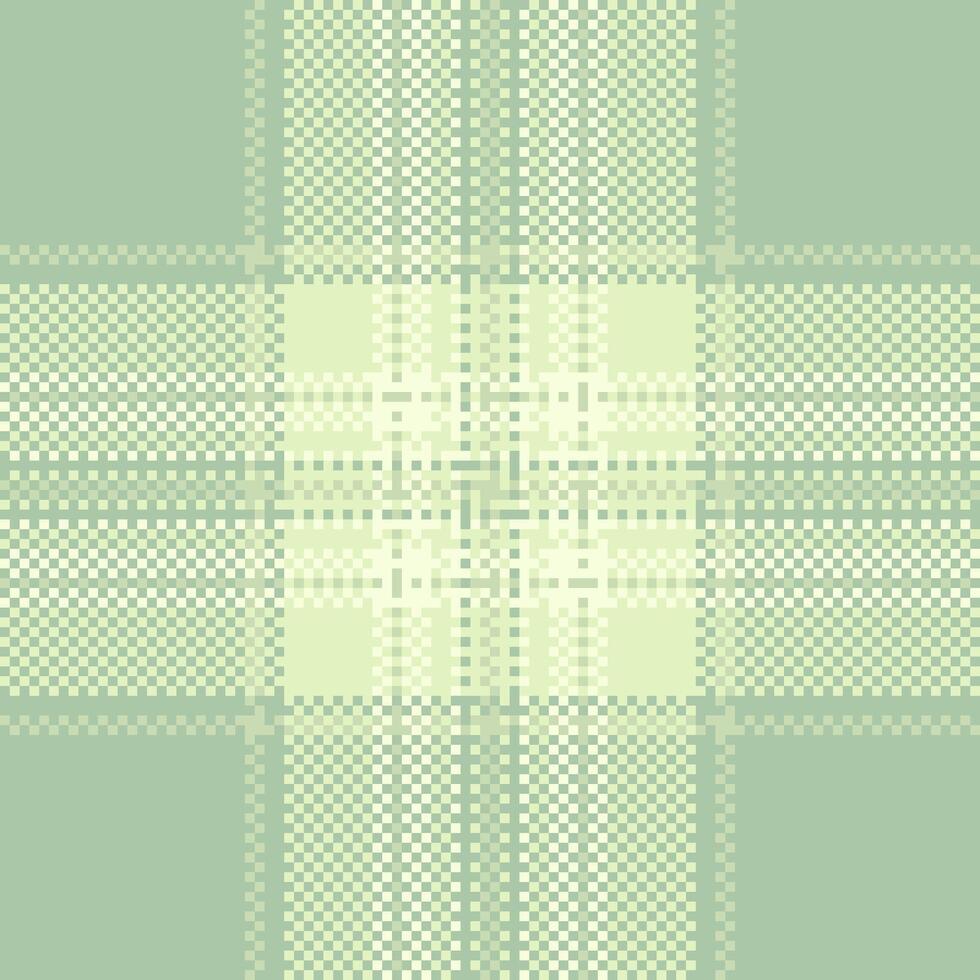 Abstract pixelated pattern in pastel green shades. Geometric background design, perfect for textiles, digital art, and modern creative projects. vector