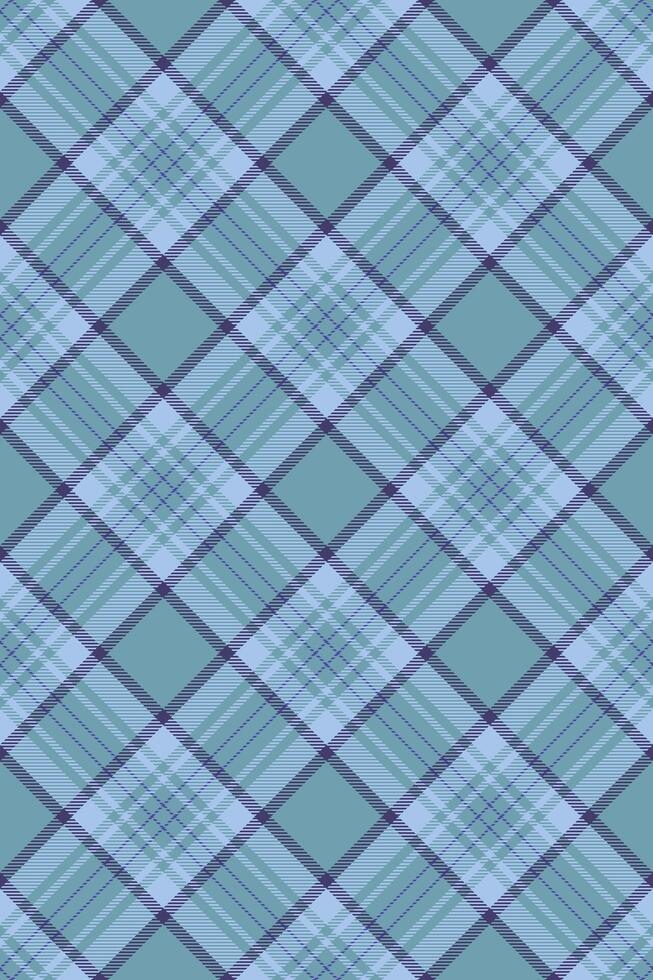 Elegant pastel blue and purple plaid pattern. Perfect for textile design, wallpaper, wrapping paper, or scrapbooking projects. This seamless texture evokes a sense of calm and sophistication. vector