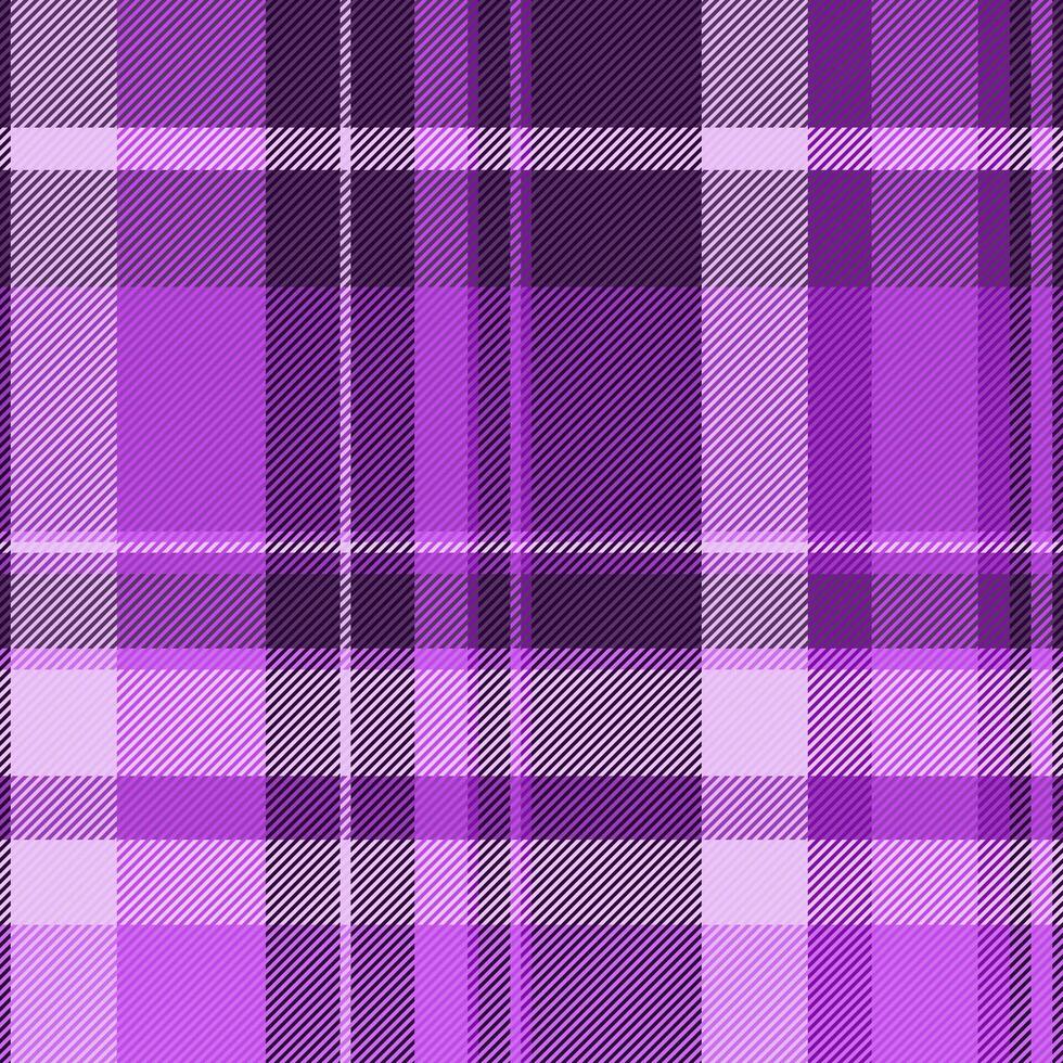 Elegant purple and white plaid pattern. Perfect for textile design, fashion, websites, and branding. This repeating texture offers a sophisticated and versatile backdrop. vector