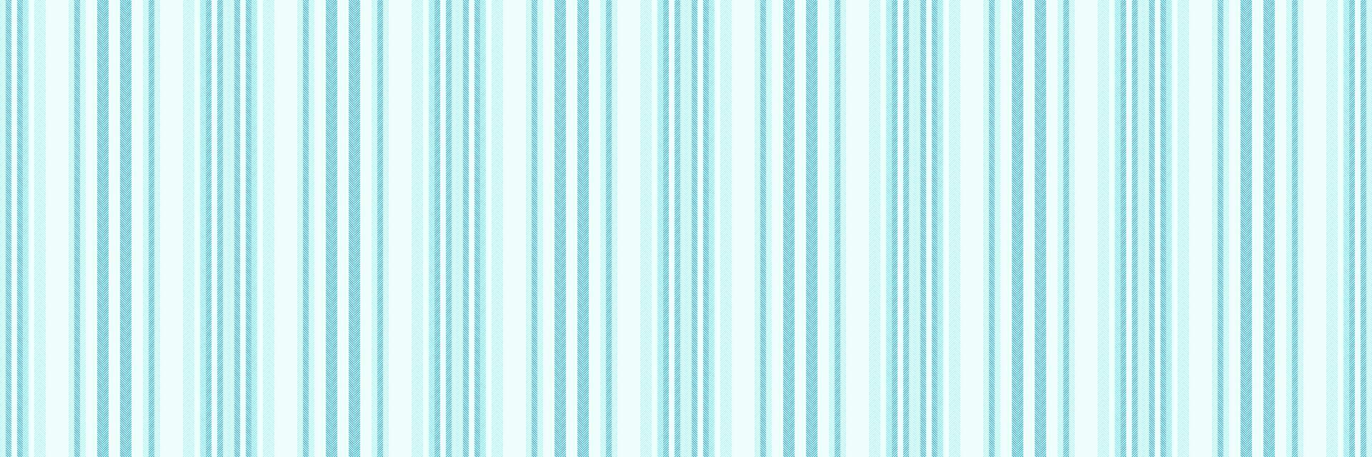 Uollage background textile seamless, usa stripe vertical. Couch lines fabric texture pattern in azure and cyan colors. vector