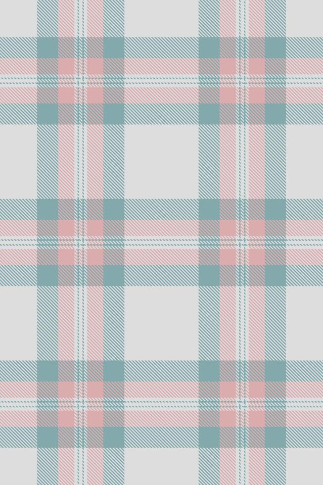 Yard check background, newborn texture tartan textile. Sketching seamless fabric pattern plaid in gainsboro and pastel colors. vector