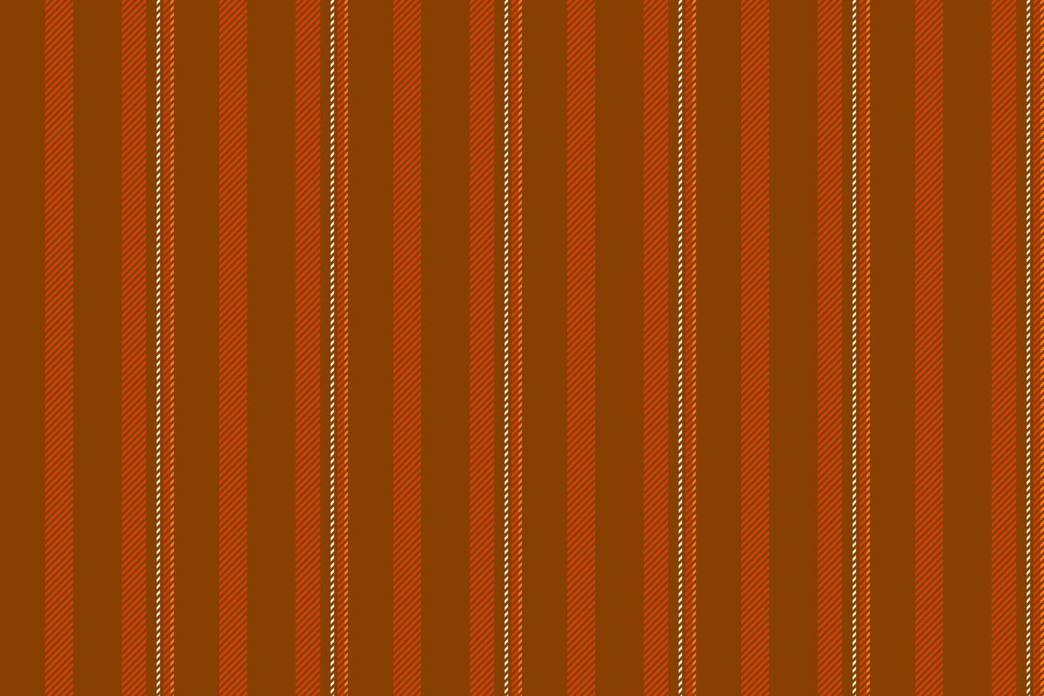 Path texture stripe background, site lines fabric seamless. Dedding textile pattern vertical in orange and bright colors. vector