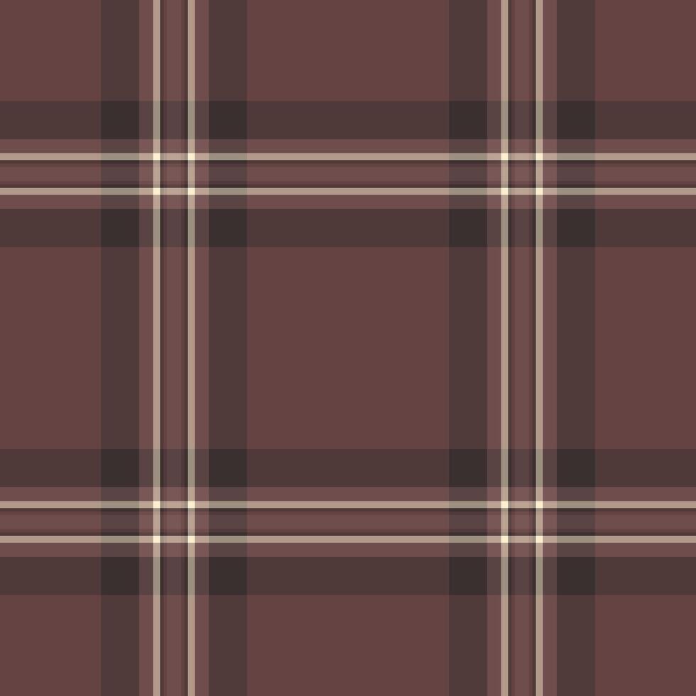 Cozy, warm plaid pattern with a rustic vibe. Earthy hues and a classic grid design evoke comfort and tradition. Great for backgrounds or textile mockups. vector