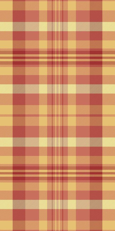 Warm autumnal plaid pattern. Perfect for textile design, fallthemed projects, or creating a cozy and rustic aesthetic. vector