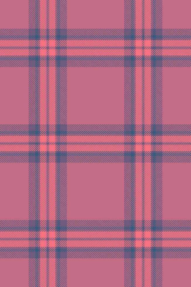 Tie background seamless , pure check tartan plaid. Anniversary pattern textile texture fabric in red and pastel colors. vector