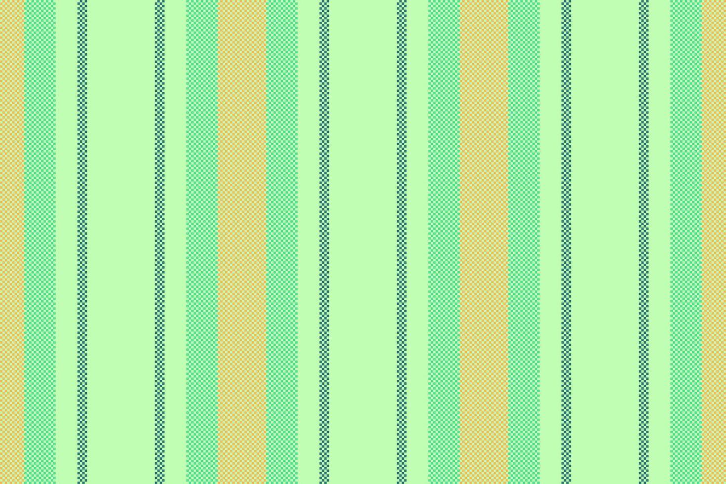 Ss vertical pattern , room texture background seamless. Maked stripe fabric textile lines in light and green colors. vector