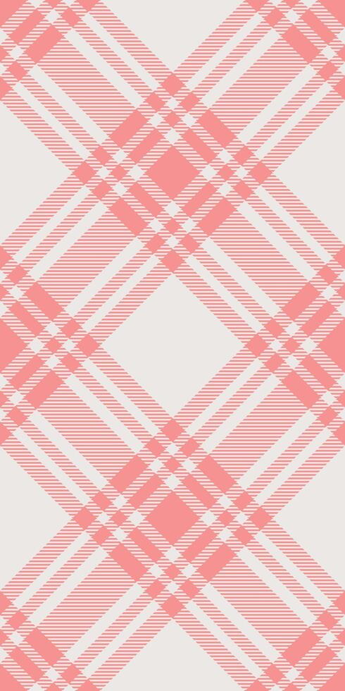 Harmony plaid tartan pattern, vintage fabric texture. Sexy textile background check seamless in white and red colors. vector