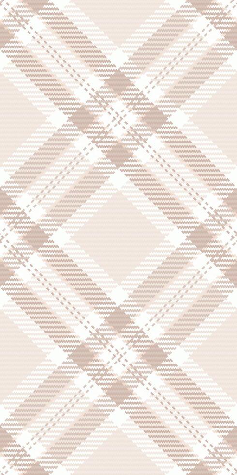 Best check seamless, fashionable textile plaid pattern. Decor background fabric tartan texture in white and light colors. vector