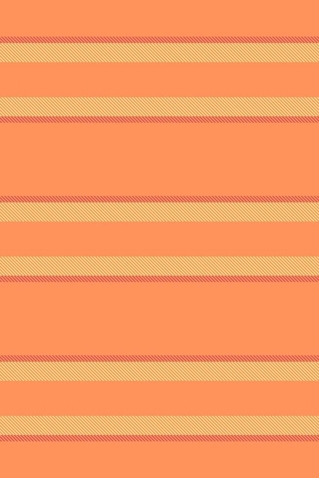 Boom seamless lines, contemporary texture pattern textile. Relief fabric background vertical stripe in orange and yellow colors. vector