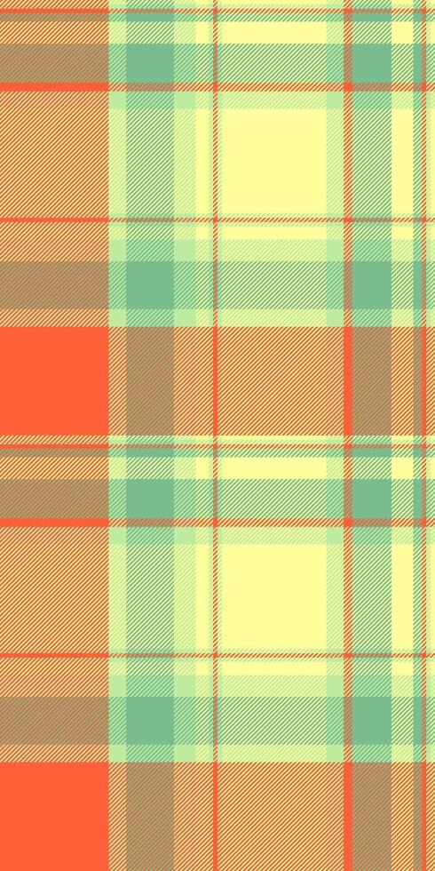 Vibrant pastel plaid pattern. Perfect for textile design, fashion, website backgrounds, or packaging. This cheerful, seamless texture evokes feelings of warmth and springtime. vector