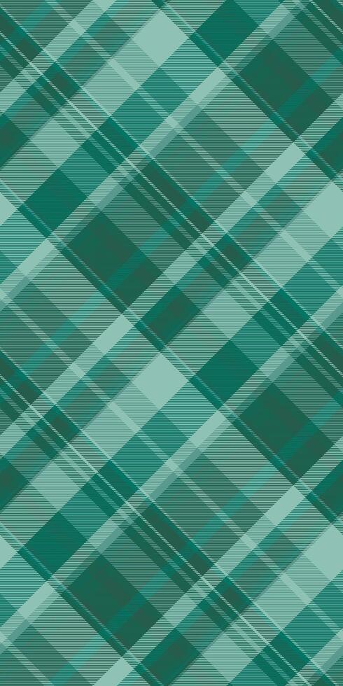 Buffalo background plaid pattern, mockup seamless textile. Damask texture tartan fabric check in teal and pastel colors. vector