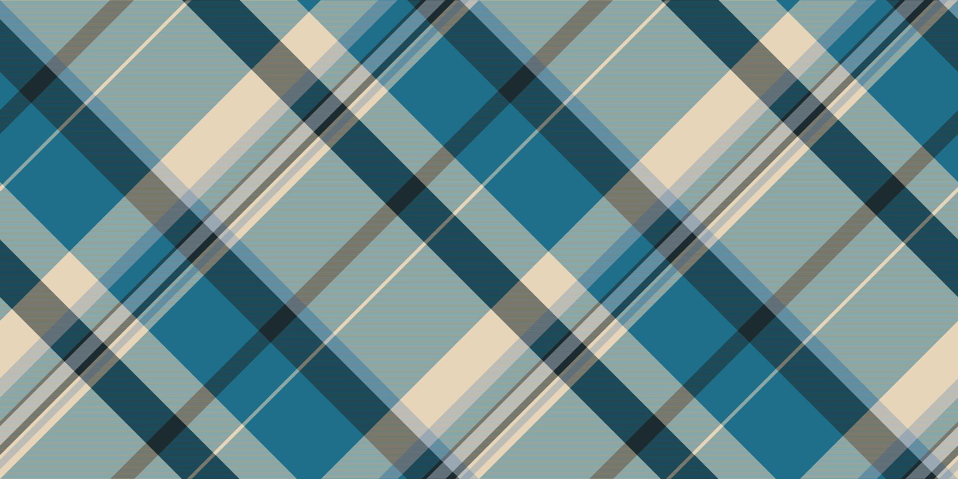 Back texture pattern , party plaid seamless background. Sea fabric textile check tartan in cyan and light colors. vector