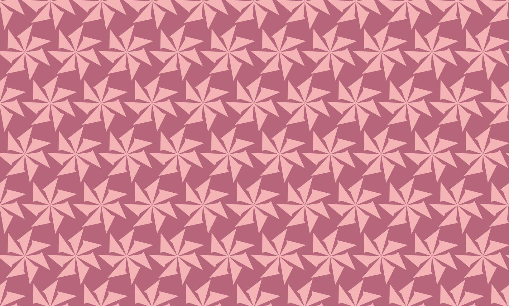 Elegant blush pink geometric pattern. Intricate, repeating design of stylized flowers or pinwheels. Perfect for textile prints, wallpaper, website backgrounds, and packaging. vector
