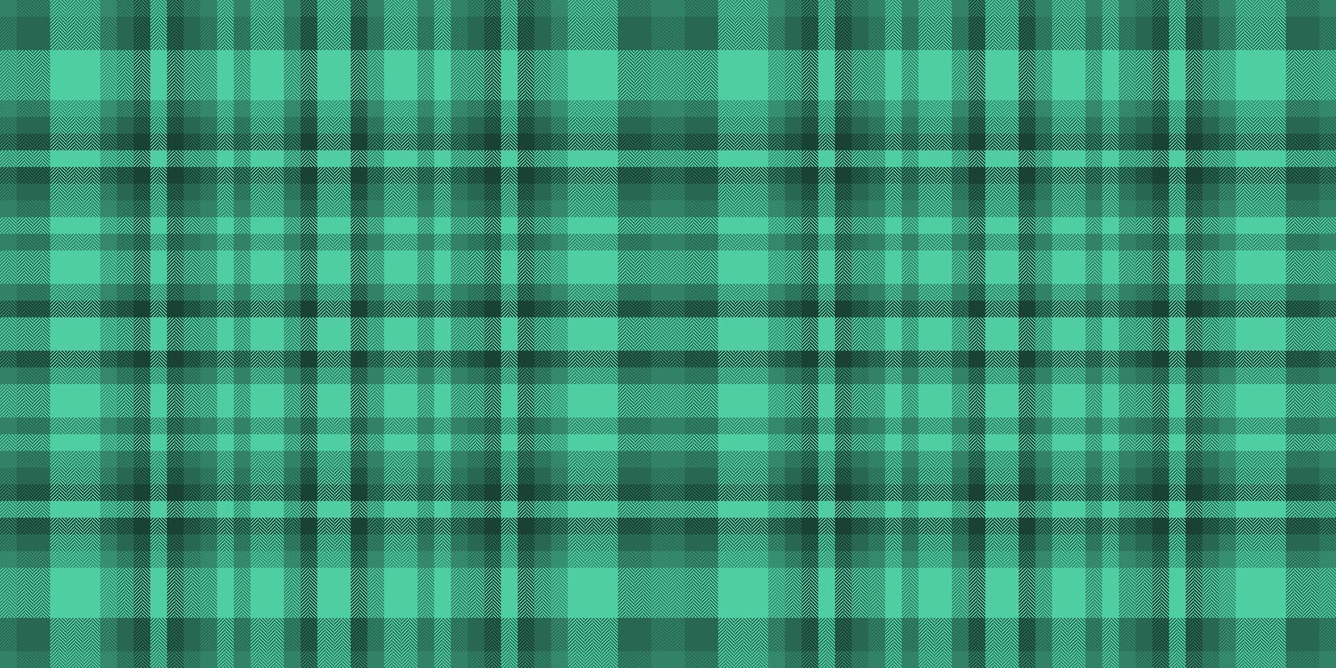 Seamless teal and dark green plaid pattern. Perfect for textile design, website backgrounds, or any project needing a sophisticated, geometric texture. Subtle color variation adds visual interest. vector
