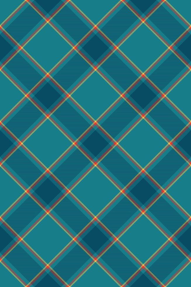 Vibrant teal and navy plaid pattern. A timeless design perfect for textile projects, website backgrounds, or stylish apparel. vector
