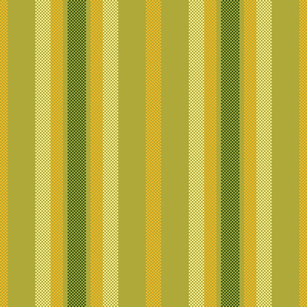 Serene lines seamless textile, nice pattern fabric. Nostalgia vertical stripe texture background in yellow and amber colors. vector