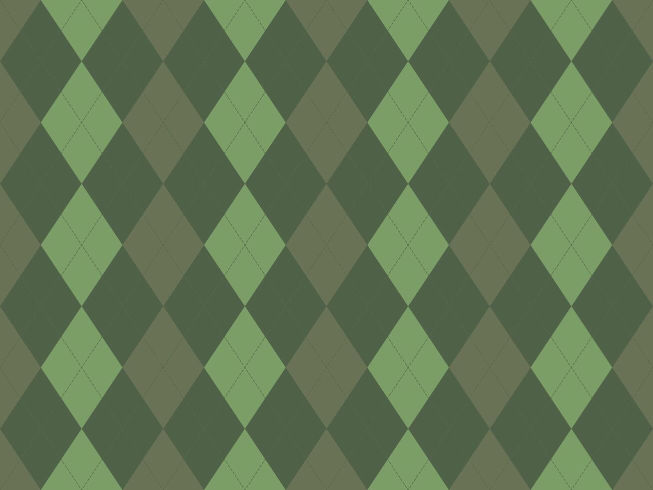 Elegant green argyle pattern background. Perfect for website design, textile prints, or adding a touch of sophisticated texture to your projects. vector