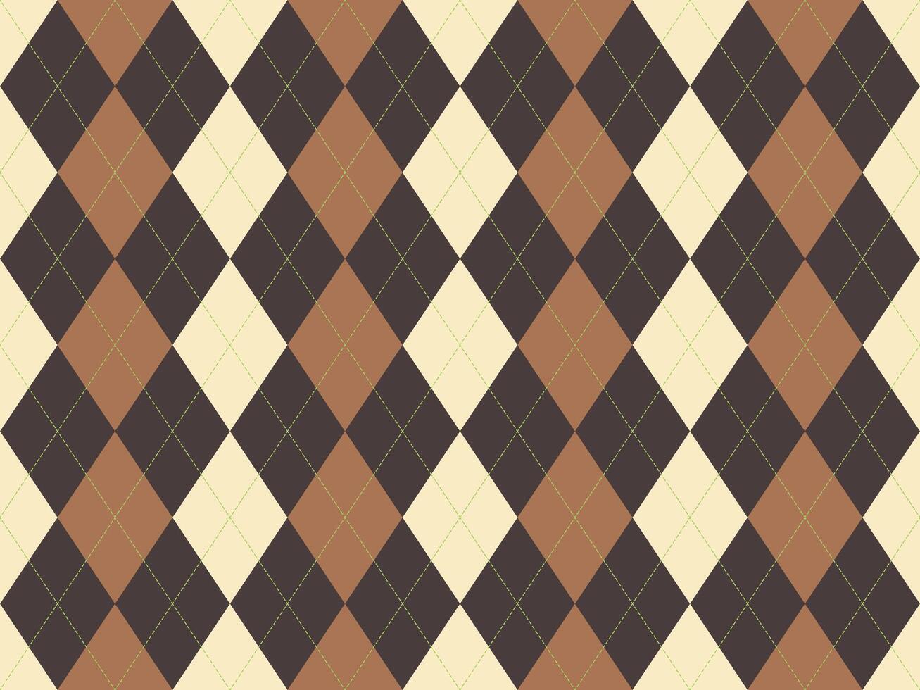 Elegant argyle pattern in earthy tones. Perfect for backgrounds, textiles, or branding. Classic design with a modern feel. Versatile and timeless aesthetic. vector