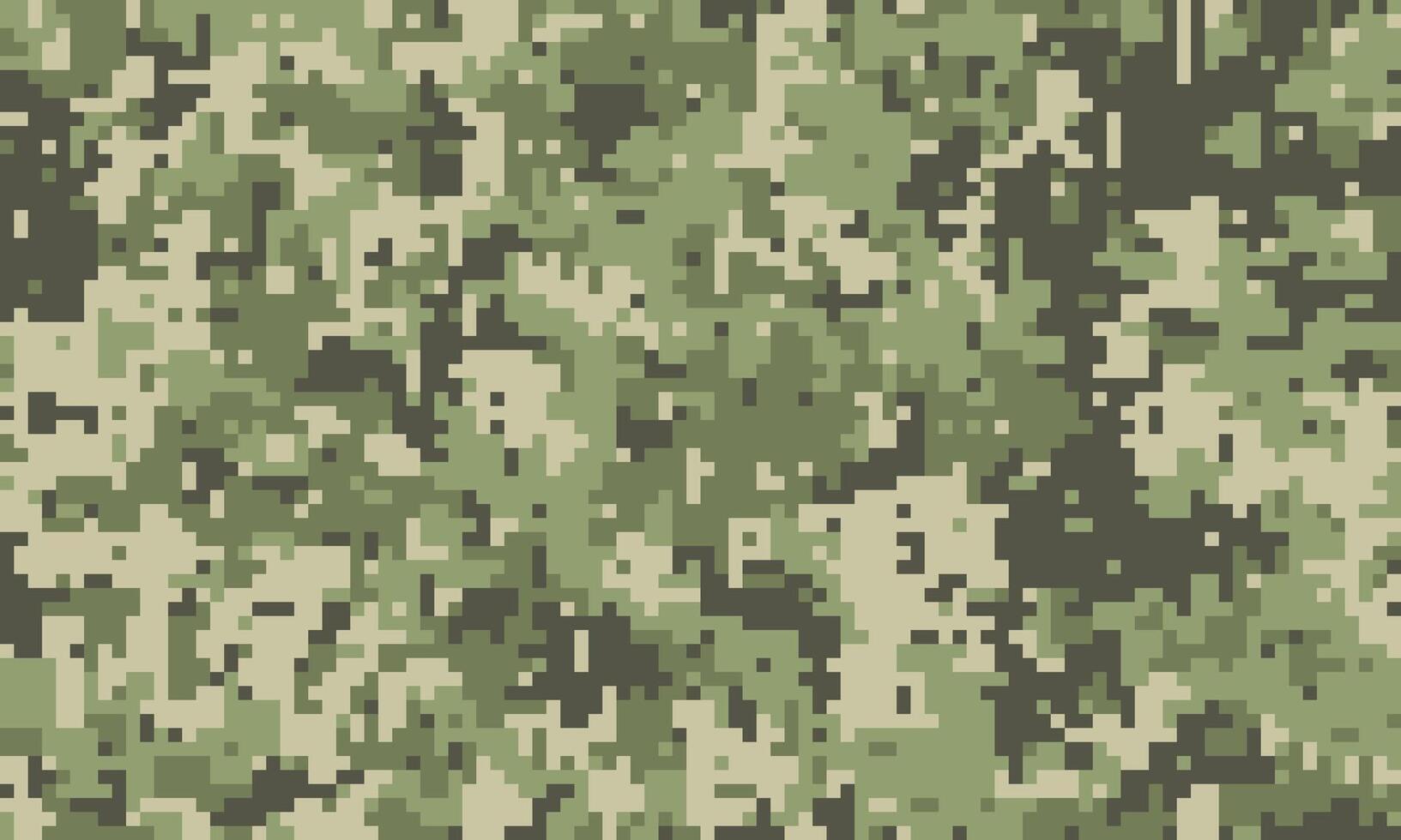 Abstract digital camouflage pattern. Versatile pixelated design ideal for backgrounds, textiles, or militarythemed projects. vector