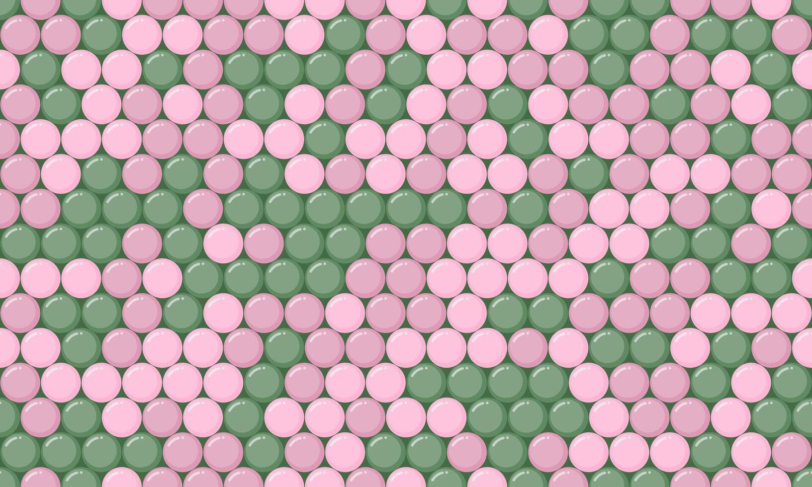 Abstract pastel pink and green circle pattern. Perfect for backgrounds, website design, or textile prints. vector