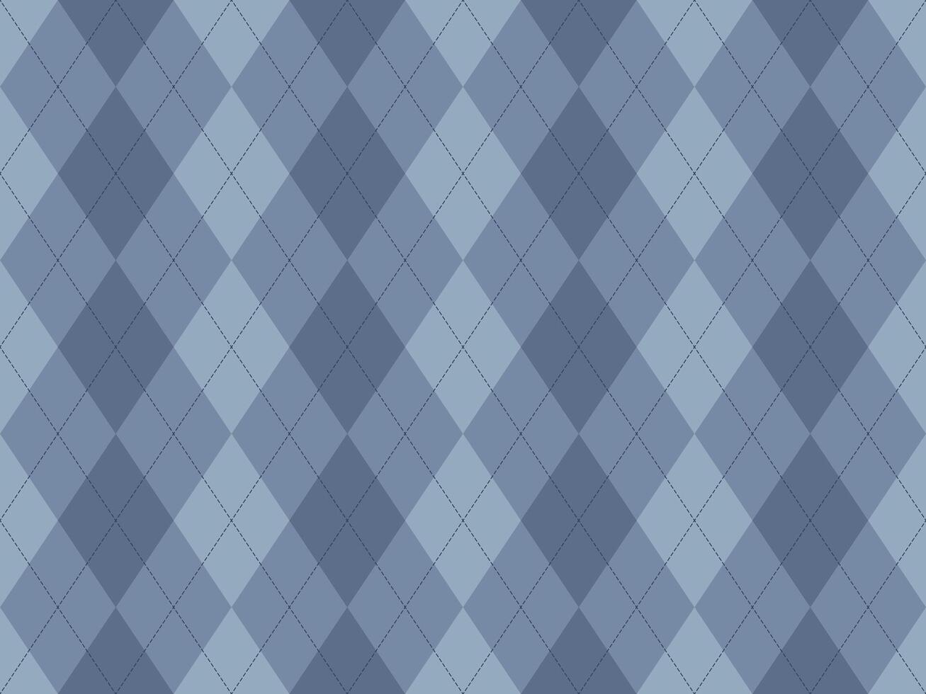 Elegant argyle pattern in calming blue hues. Perfect for backgrounds, websites, or textile designs. Subtle texture and sophisticated style create a sense of calm and understated luxury. vector