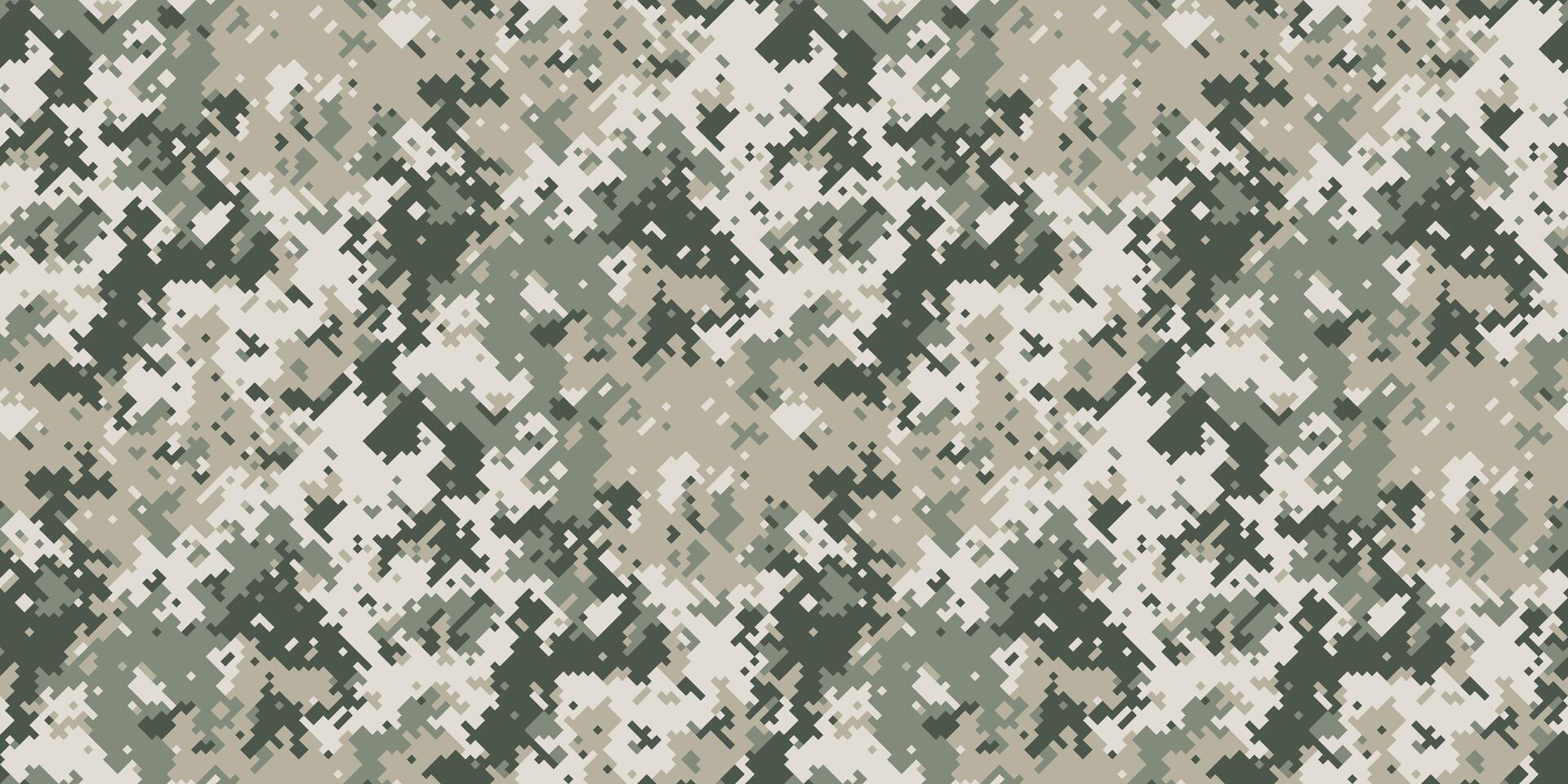 Abstract digital camouflage pattern. Versatile neutral tones ideal for backgrounds, textures, or militarythemed designs. vector