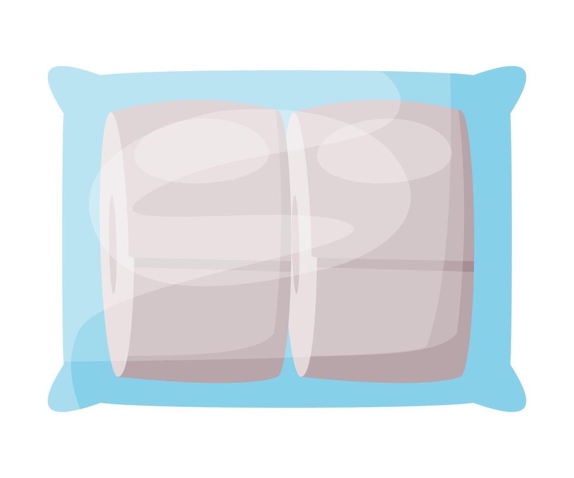 Sterile Medical Supplies, First Aid Kit Equipment Illustration on White Background vector