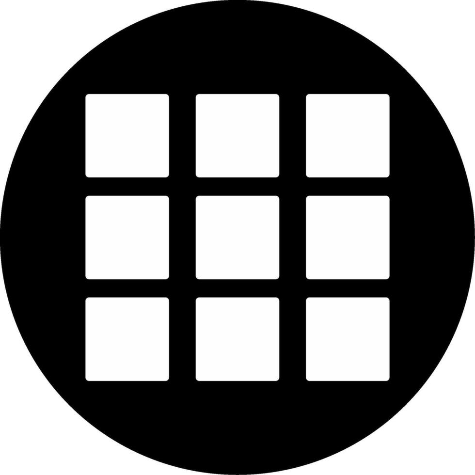 Squares Geometric Shapes Glyph Circle Inverted vector