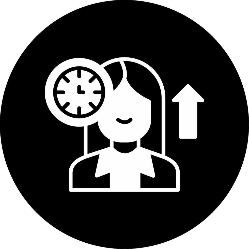 Technical Student Engineering Learner Glyph Circle Inverted vector