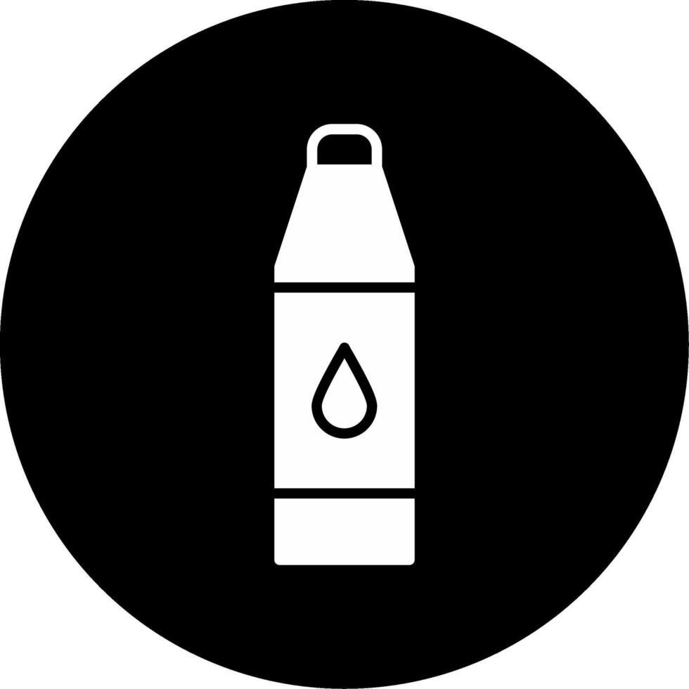 Water Freshwater Conservation Glyph Circle Inverted vector