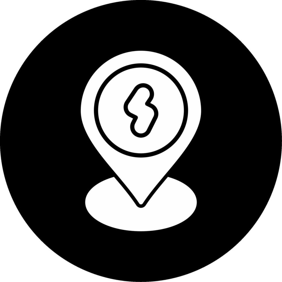 Placeholder Temporary Symbol Glyph Circle Inverted vector